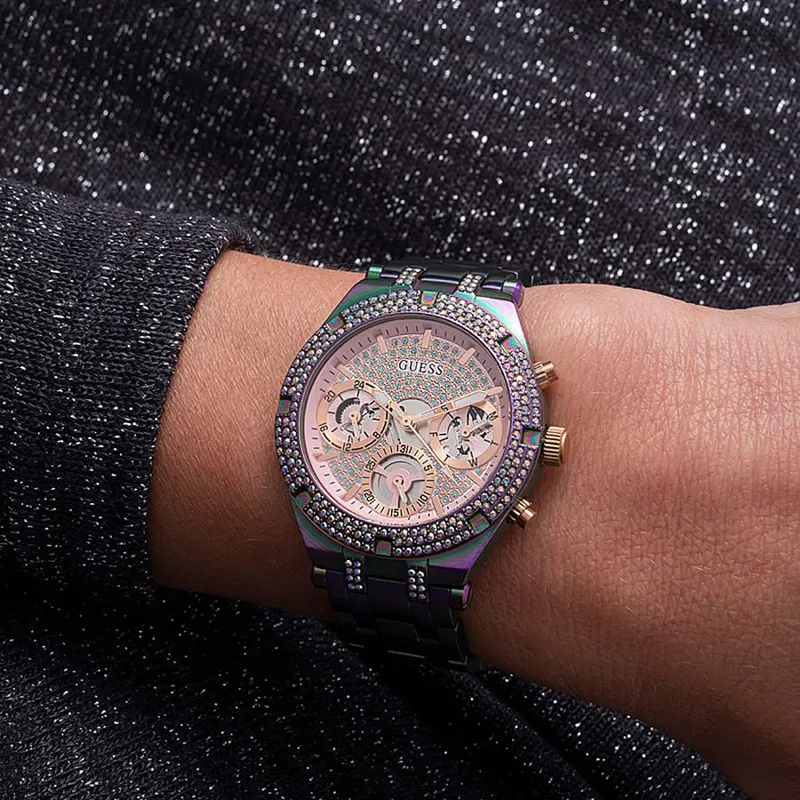 Guess Iridescent Heiress Rainbow Multi-function Ladies Watch | GW0440L3